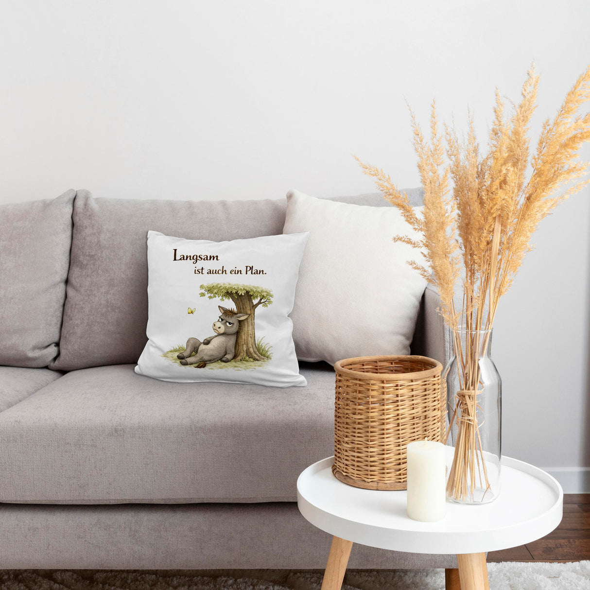 Eddi Esel Unter Baum Kissen Langsam ist auch ein Plan