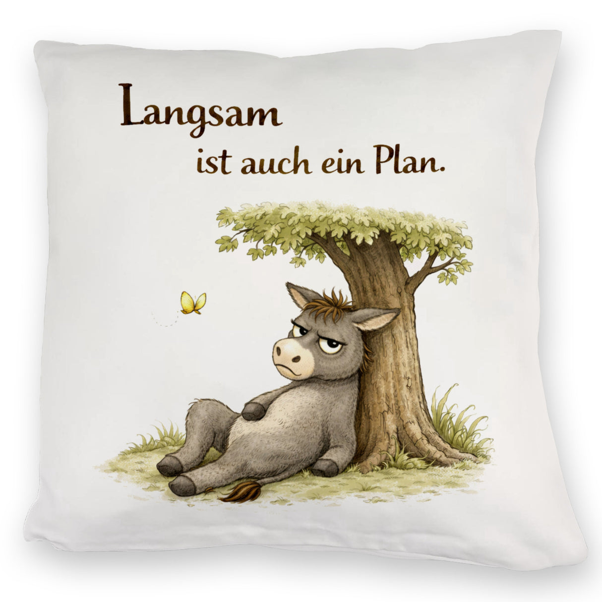 Eddi Esel Unter Baum Kissen Langsam ist auch ein Plan