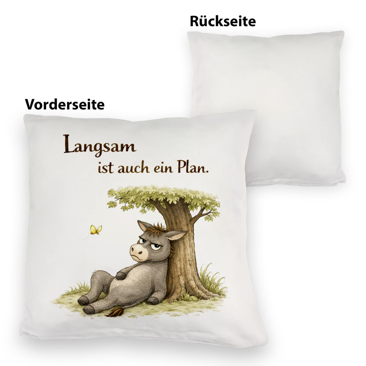 Eddi Esel Unter Baum Kissen Langsam ist auch ein Plan