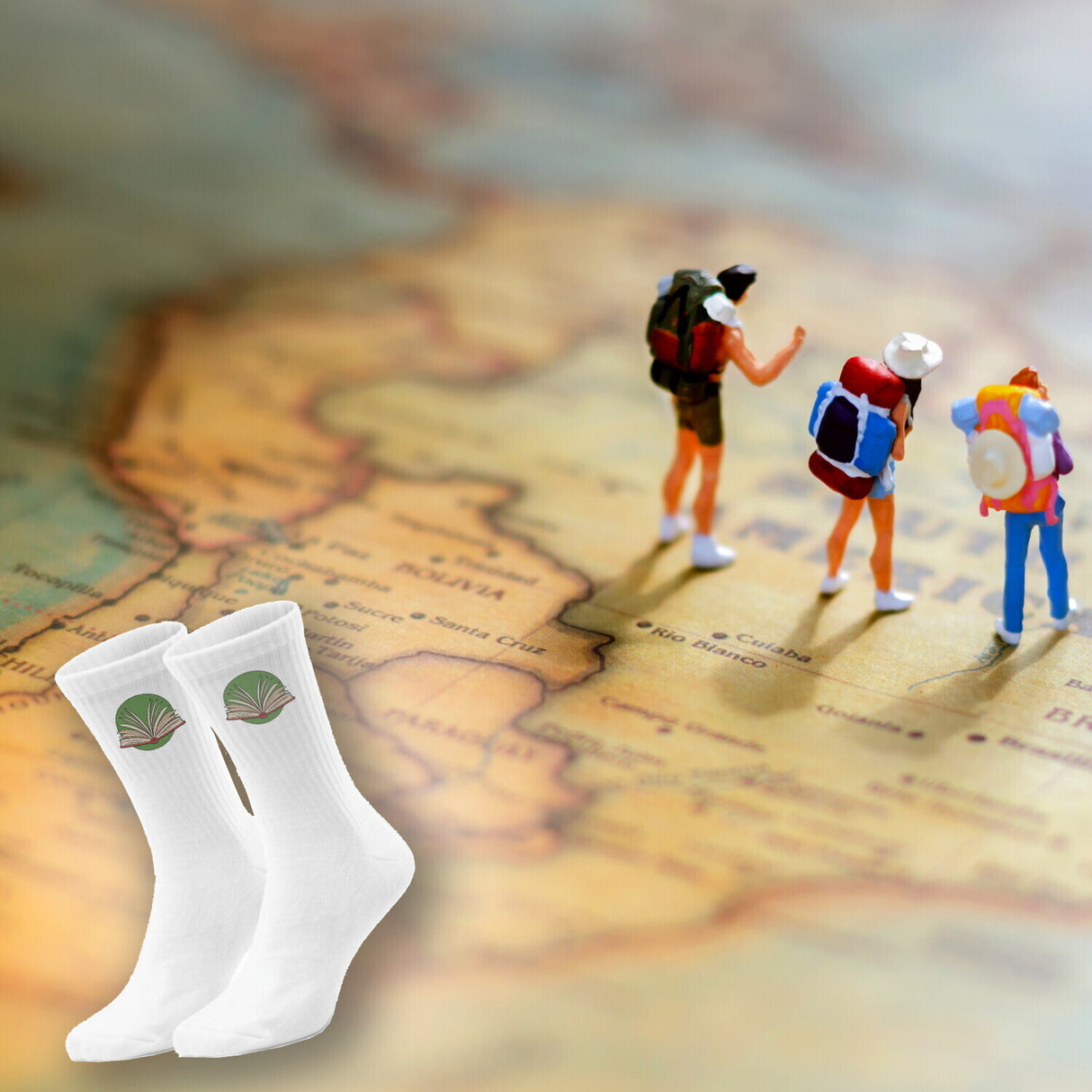 epicsocks Bücherträume Offenes Buch Socken in 37-41 im Paar