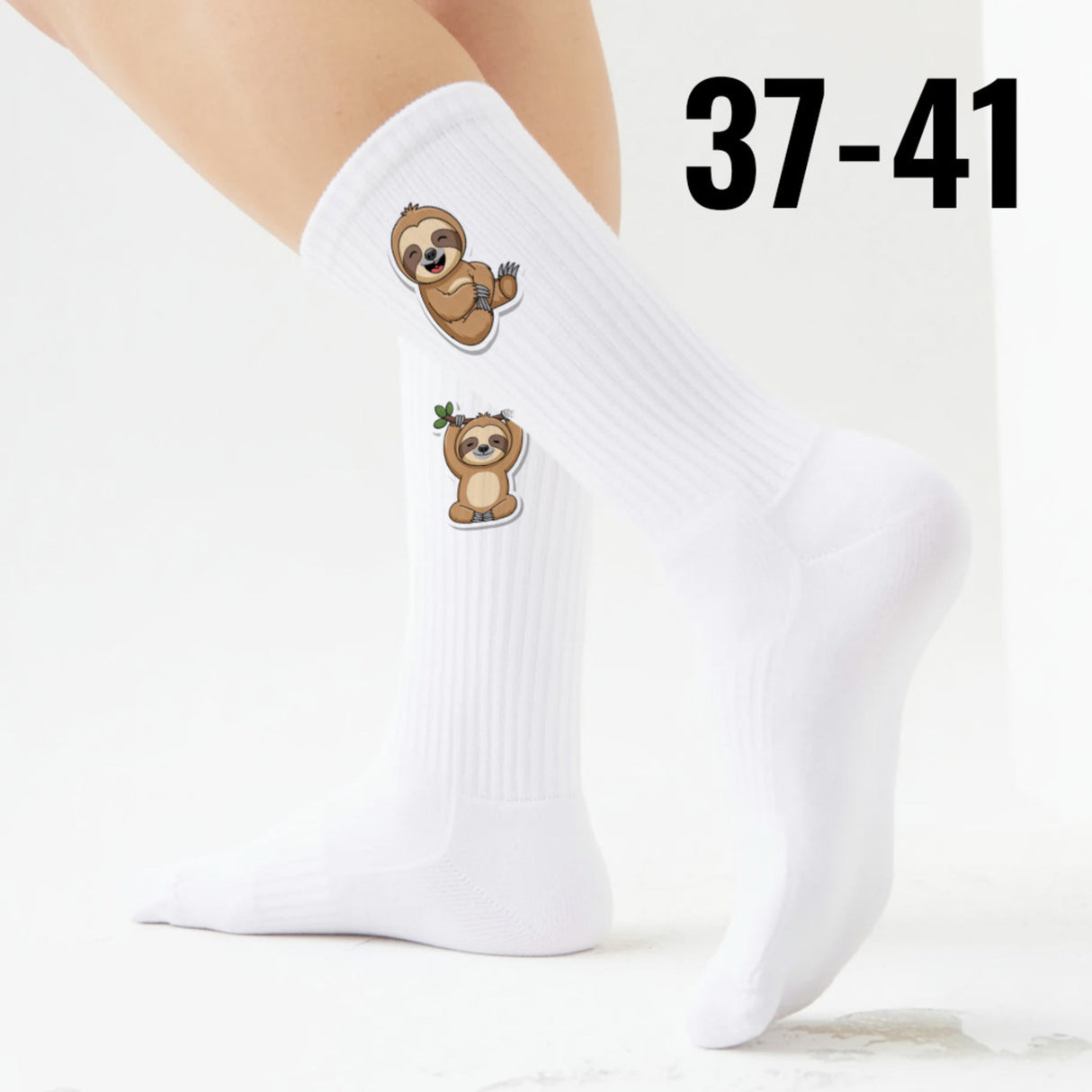 epicsocks Faultier Freude Socken in 37-41 im 6er Set in Geschenkdose im 6er Set in Geschenkbox