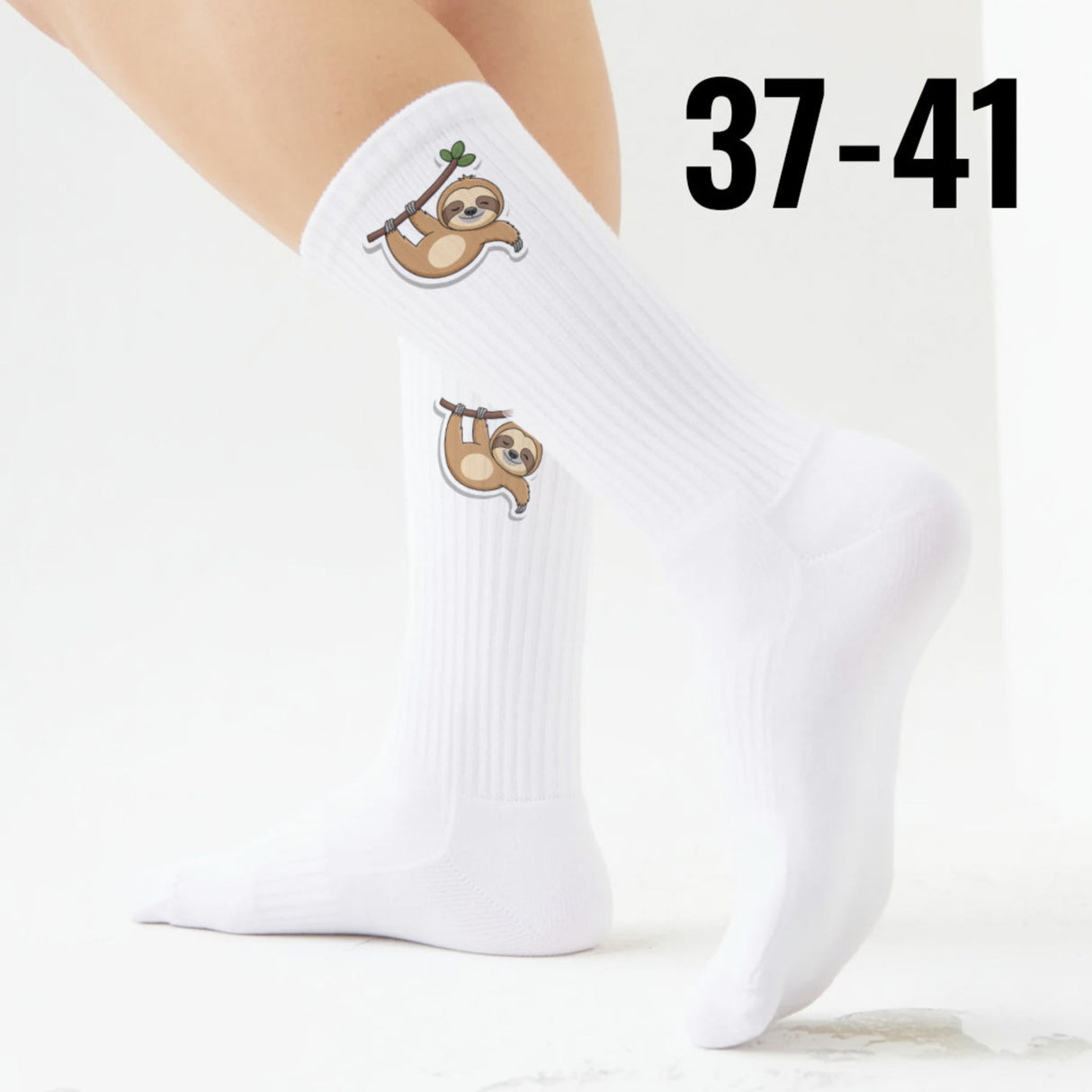 epicsocks Faultier Freude Faultier am Ast Socken in 37-41 im Paar