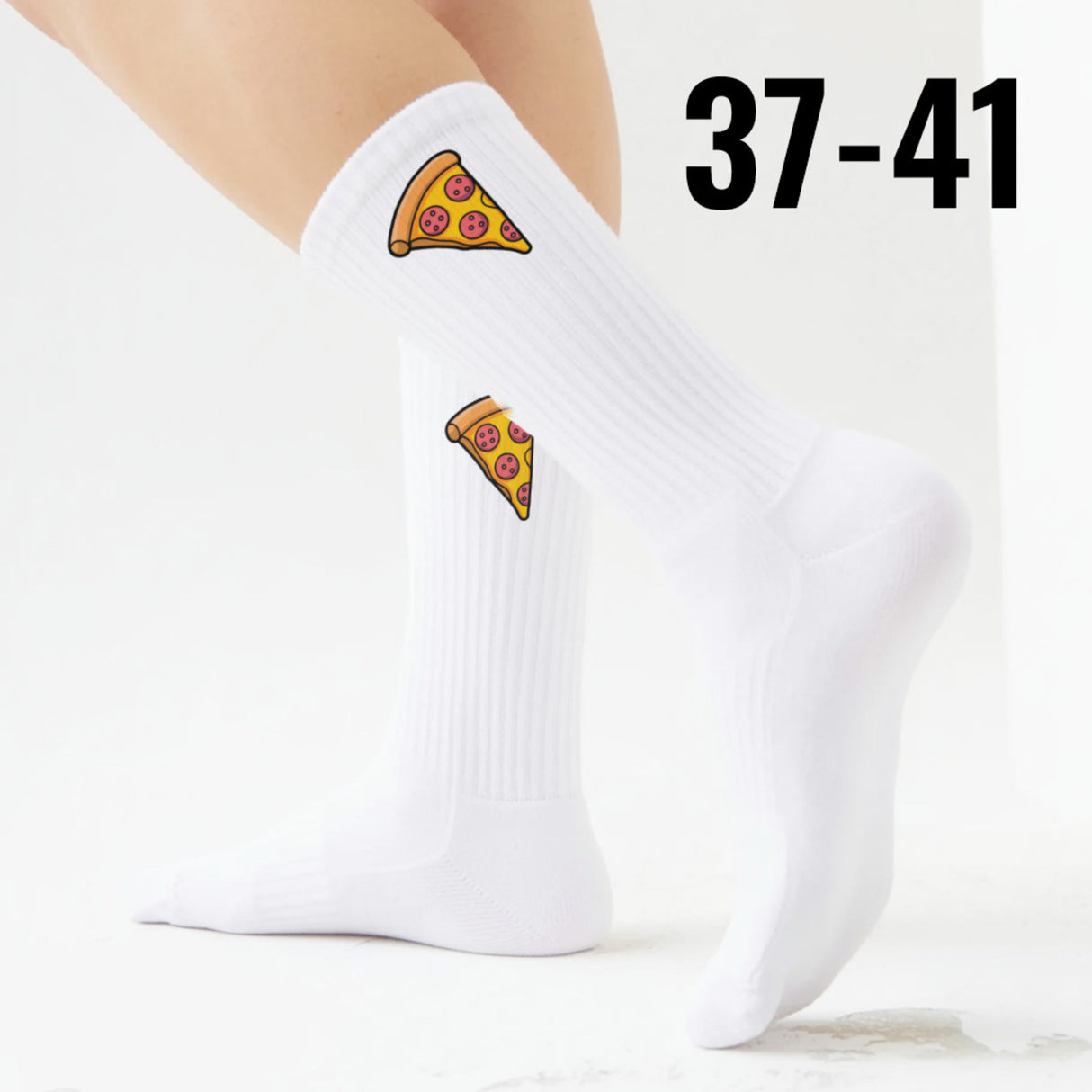 epicsocks Fast Food Fun Pizza Socken in 37-41 im Paar