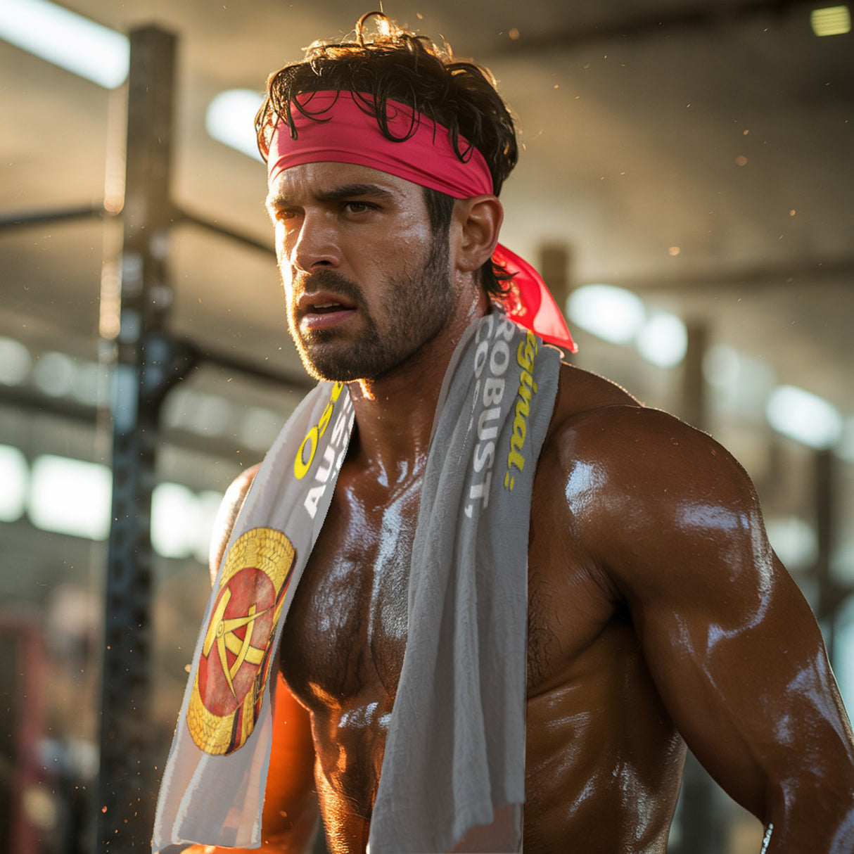 DDR-Logo Ost-Stolz Eishandtuch - außen robust, innen cool