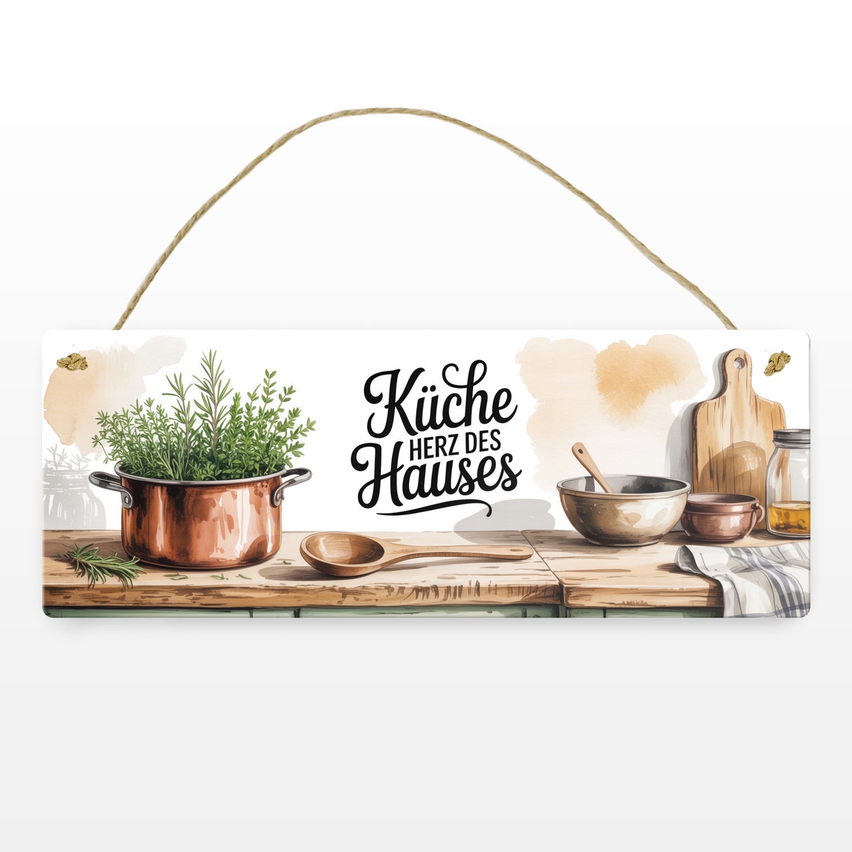 Herz des Hauses Küche Metallschild für Bauernhausküche