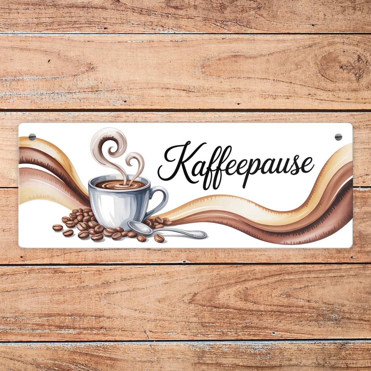 Kaffeepause Metallschild für die Küche