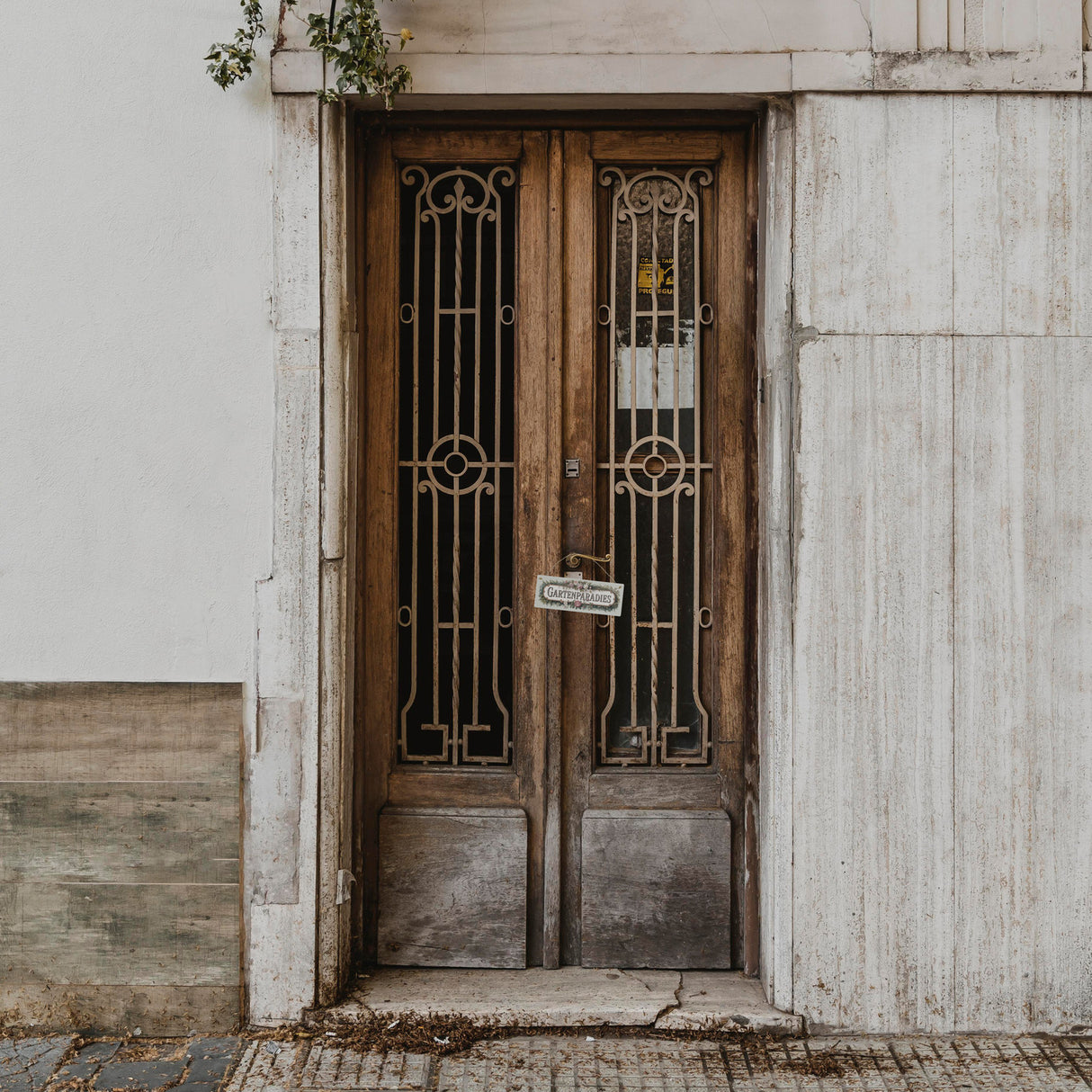 Botanisches Gartenparadies Metallschild für Gartenliebhaber