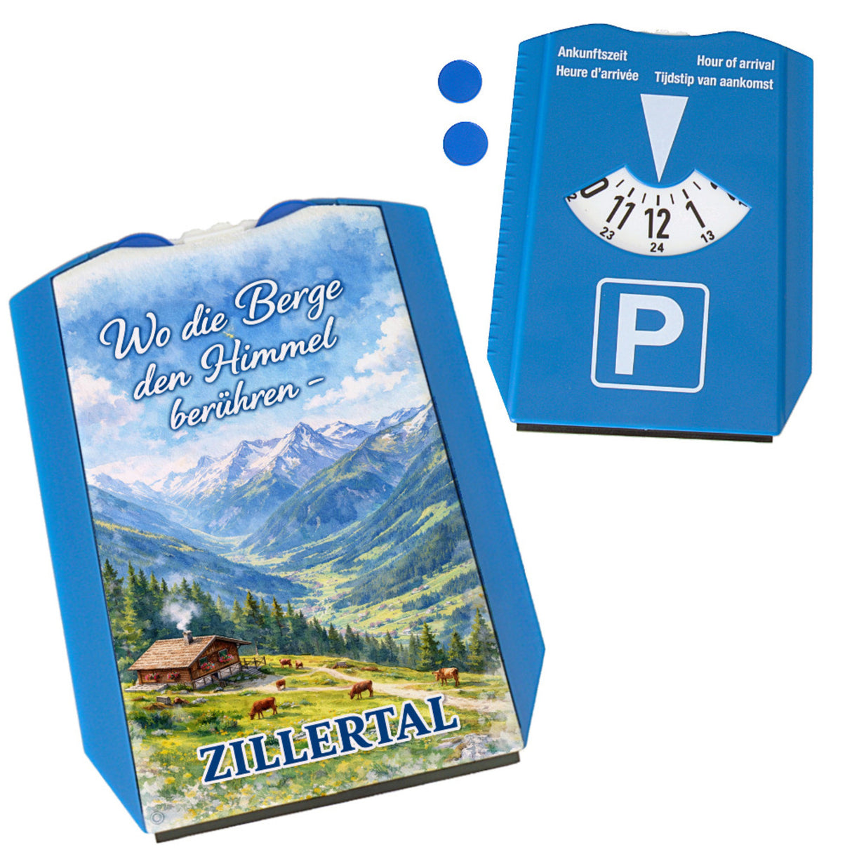 Wo die Berge den Himmel berühren Parkscheibe - Zillertal