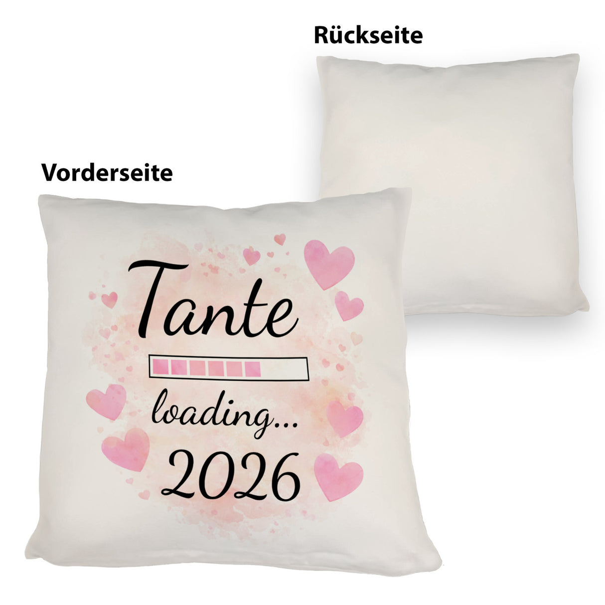 Rosa Herzen Tante Kissen Tante loading... 2026