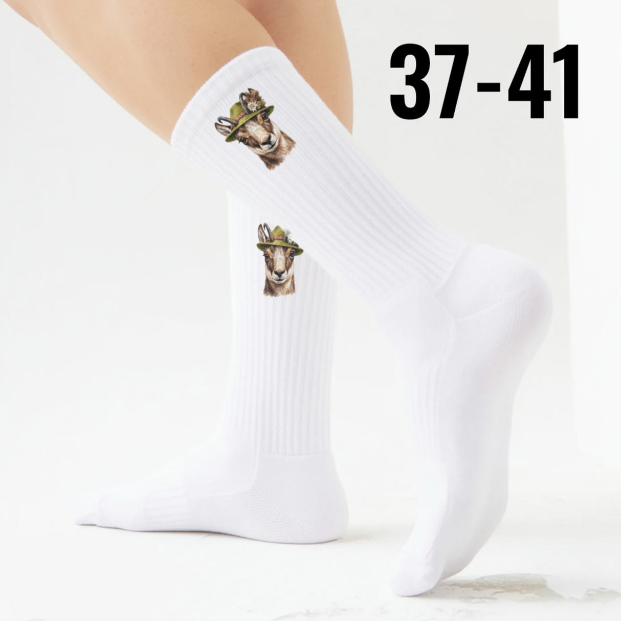 epicsocks Alpen Charme Alm und Berg Gams Socken in 37-41 im Paar