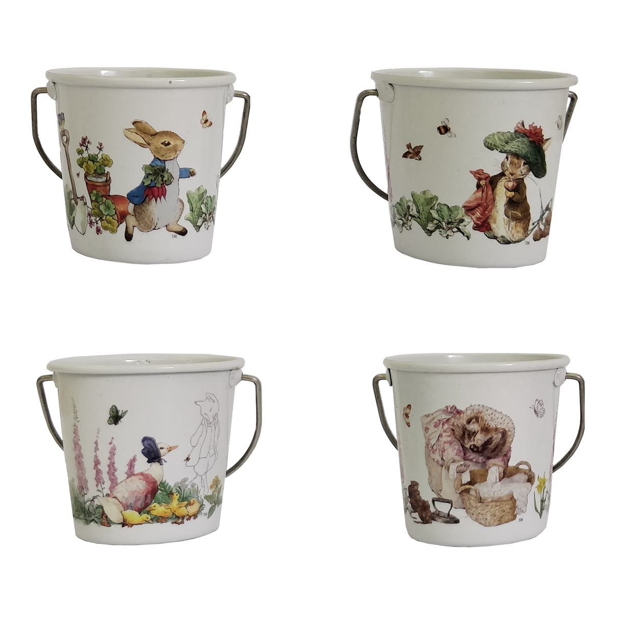 Peter Rabbit Eimer Eierbecher im 4er Set