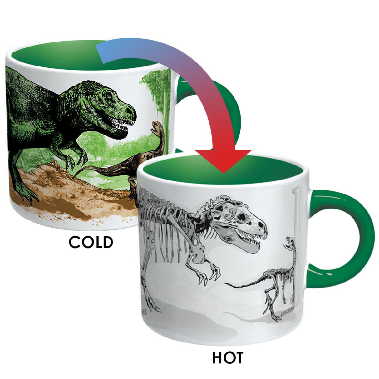 Dinosaurier Kaffeebecher mit Wärmeeffekt