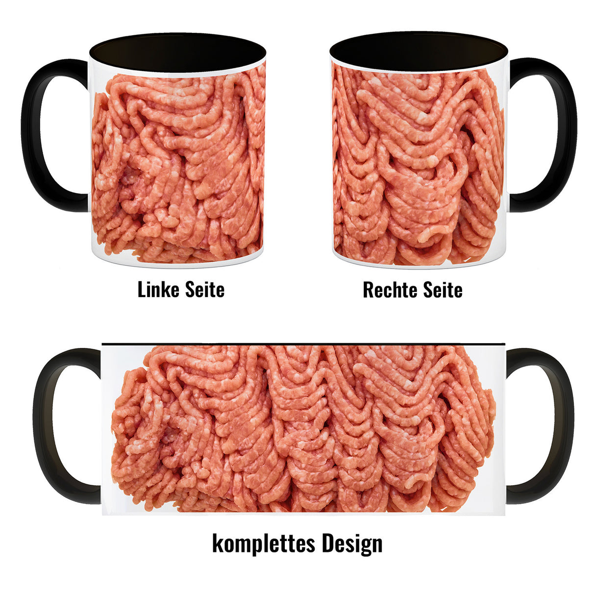 Hackfleisch Kaffeebecher