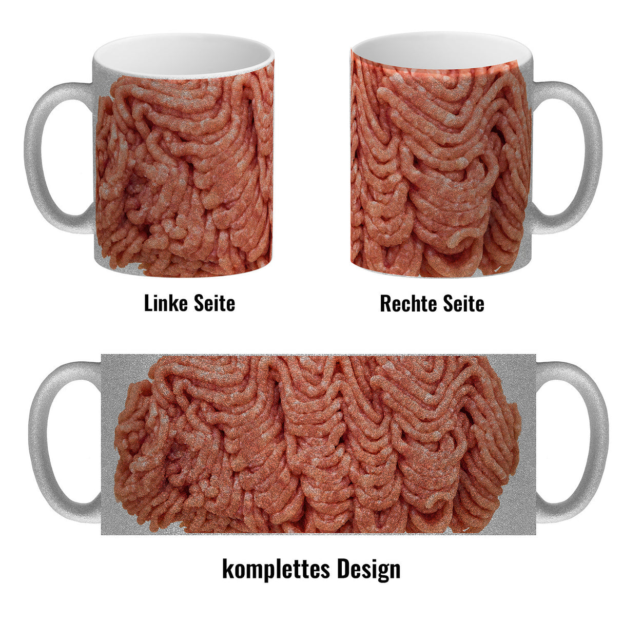 Hackfleisch Kaffeebecher