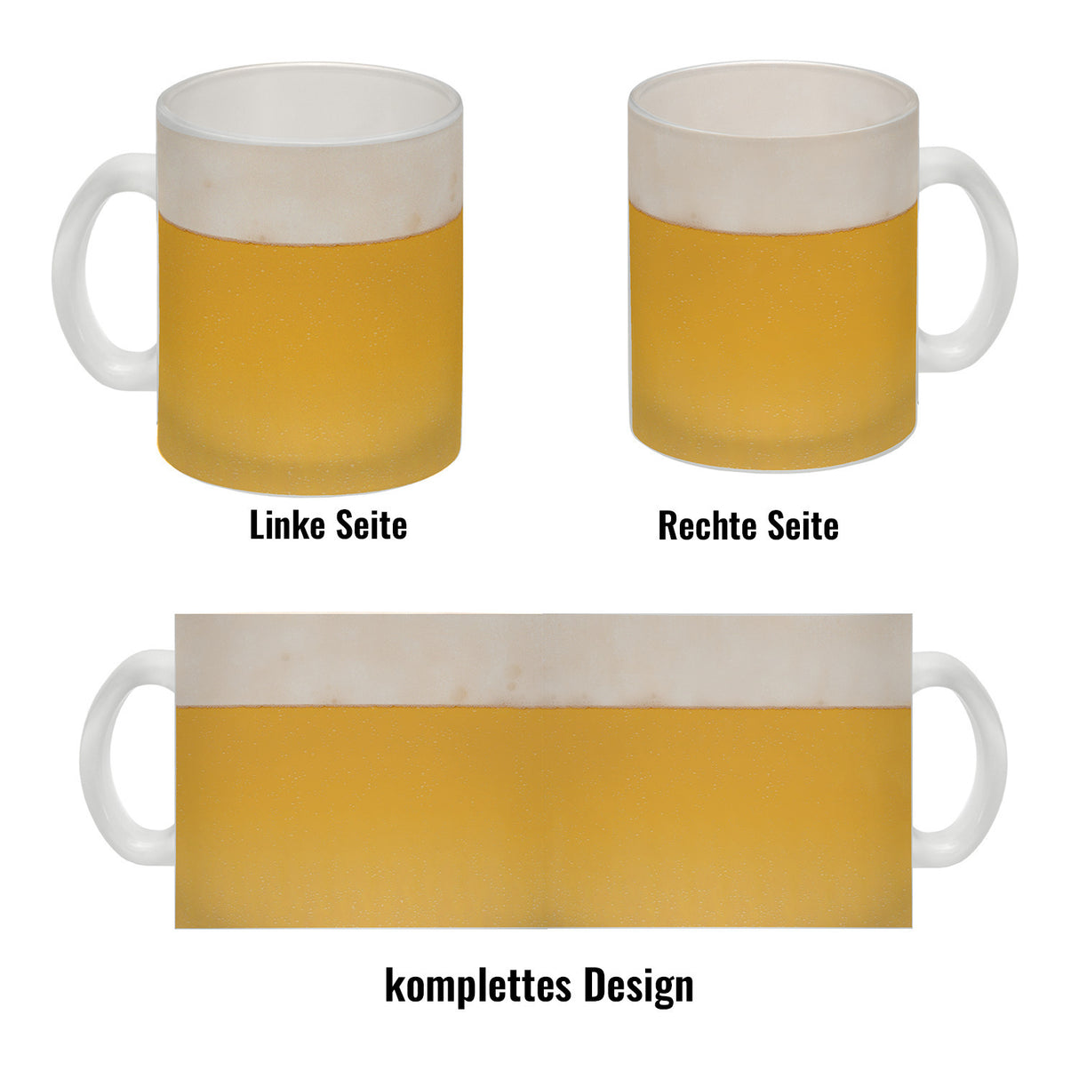 Kaffeebecher mit Bier Motiv