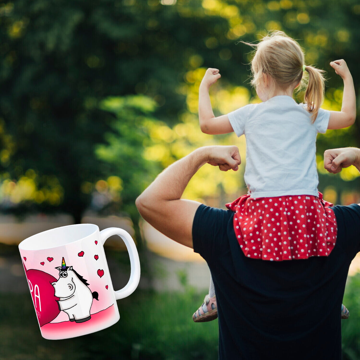 Papa ist der Beste Honeycorns Kaffeebecher