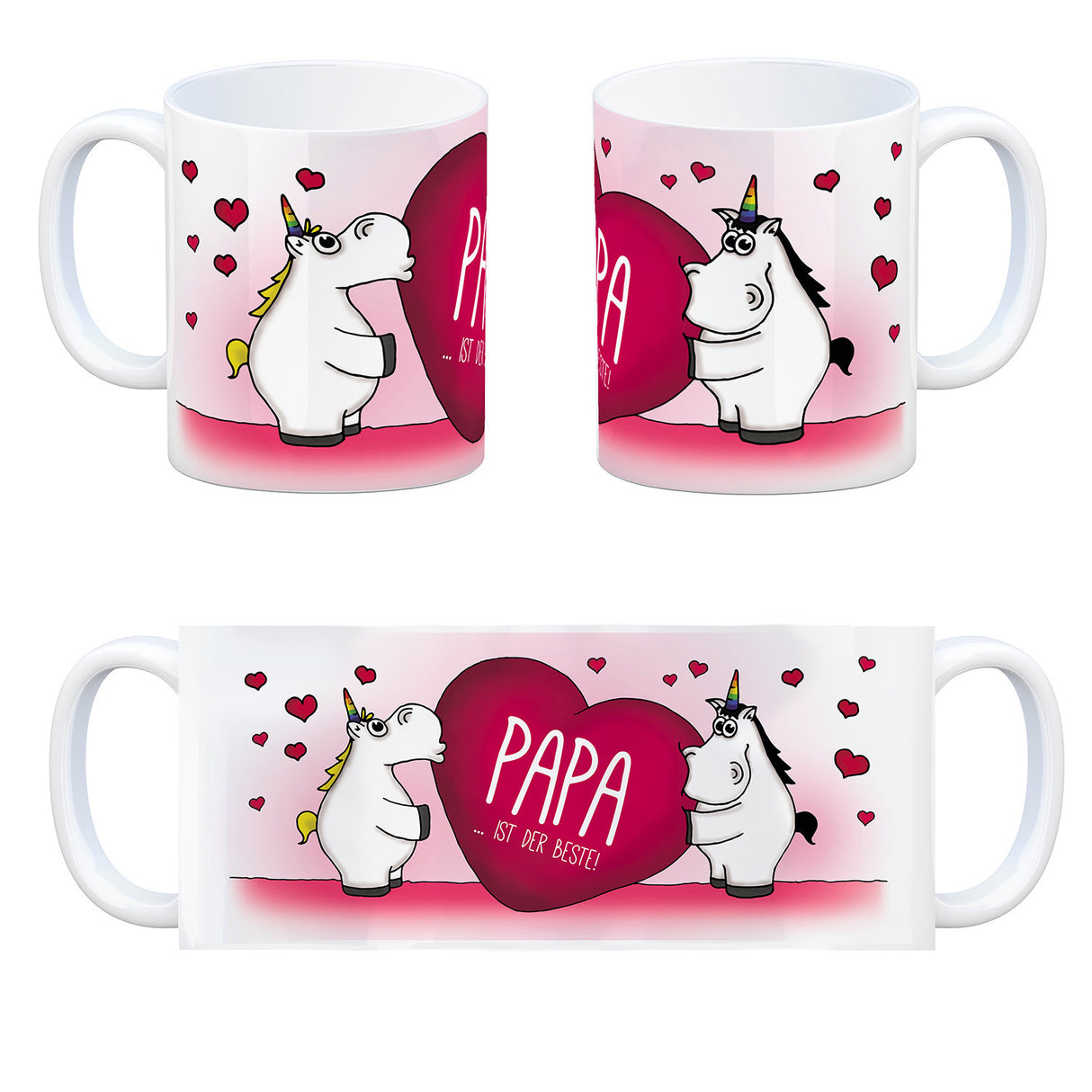 Papa ist der Beste Honeycorns Kaffeebecher