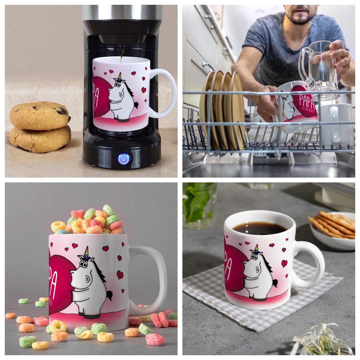 Papa ist der Beste Honeycorns Kaffeebecher