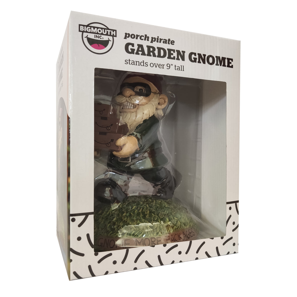 Paketdieb Gartenzwerg