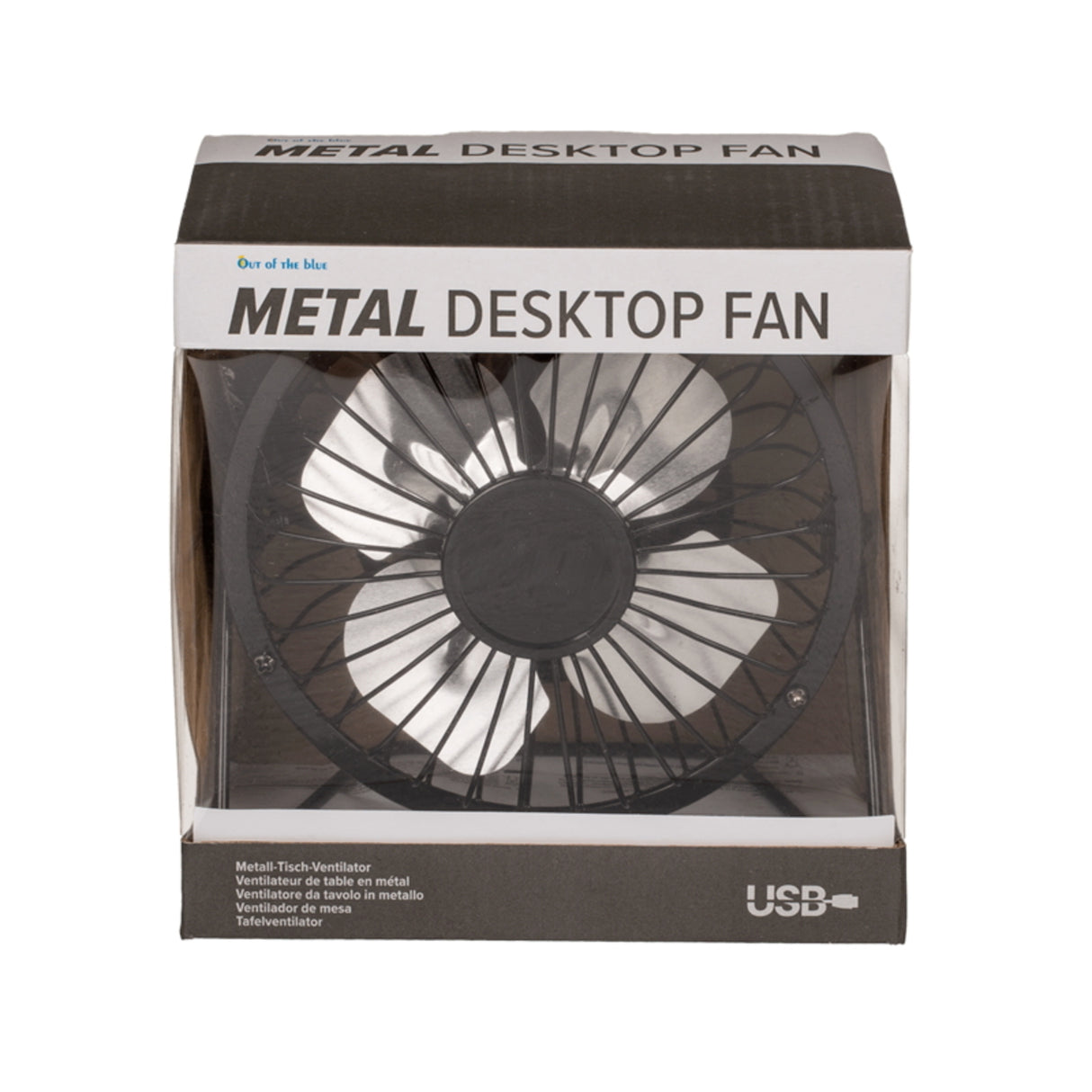 USB Mini Ventilator aus Metall für den Schreibtisch
