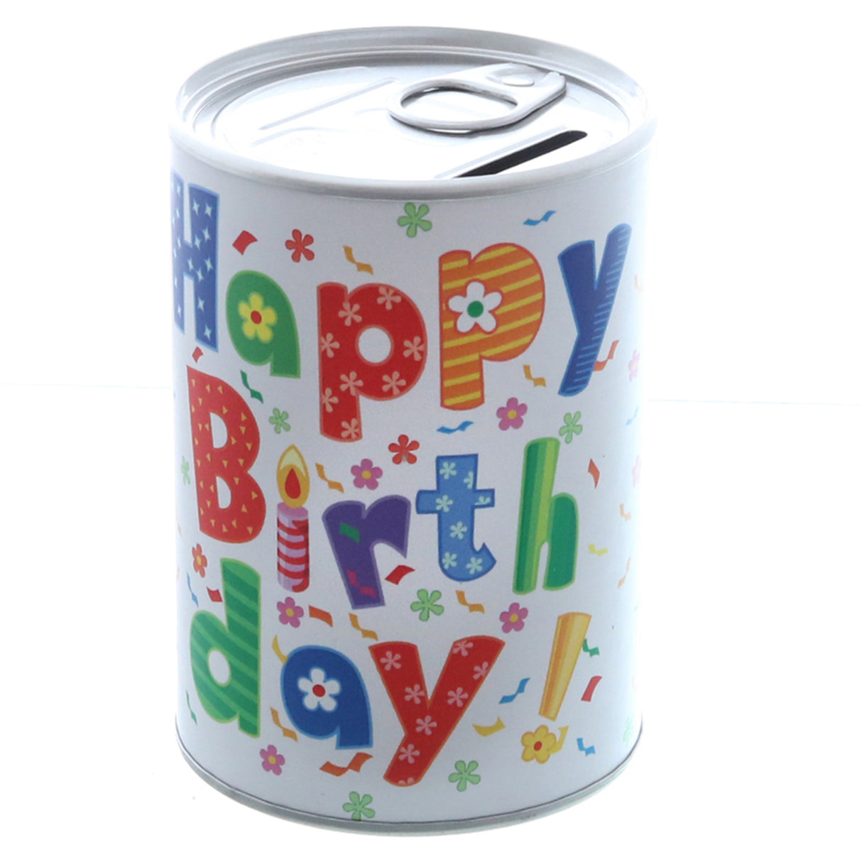 Happy Birthday Spardose mit Verschlussring