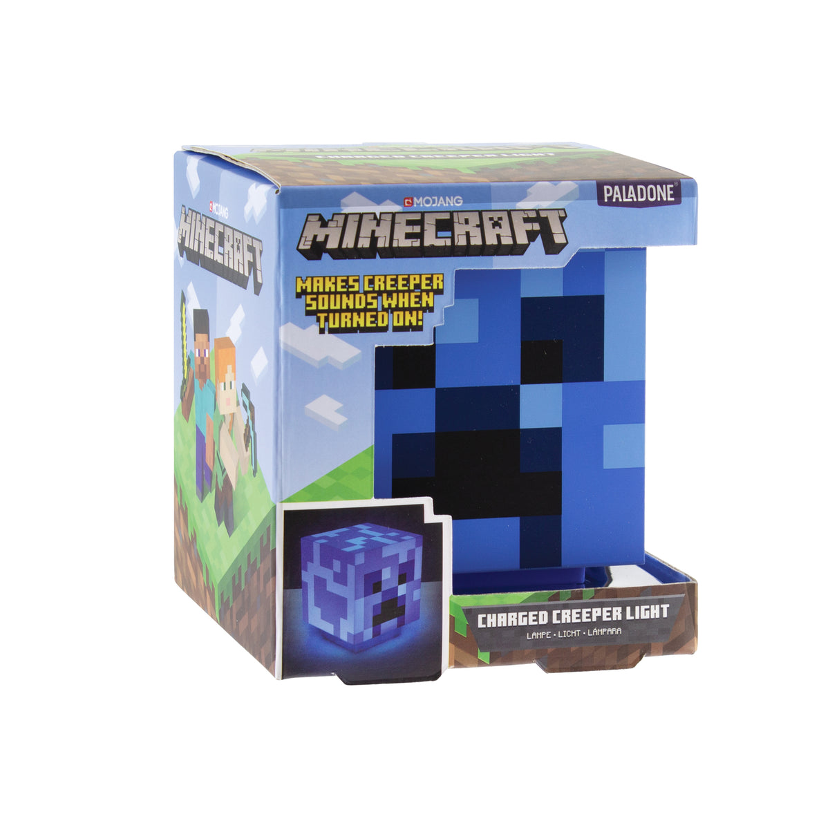 Minecraft Charged Creeper Dekolampe mit Creeper Sound