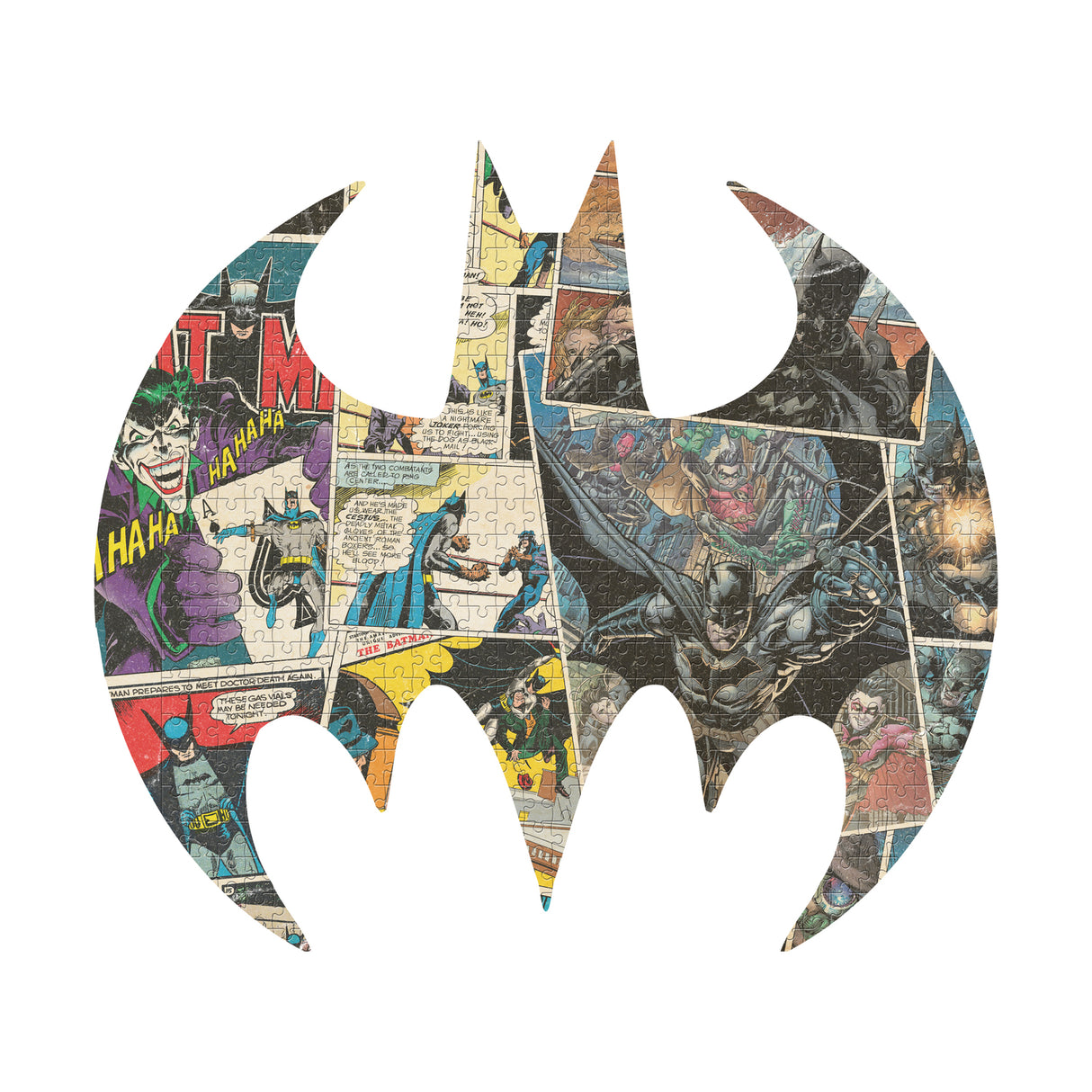 Batman Puzzle in Fledermausform mit 750 Teilen