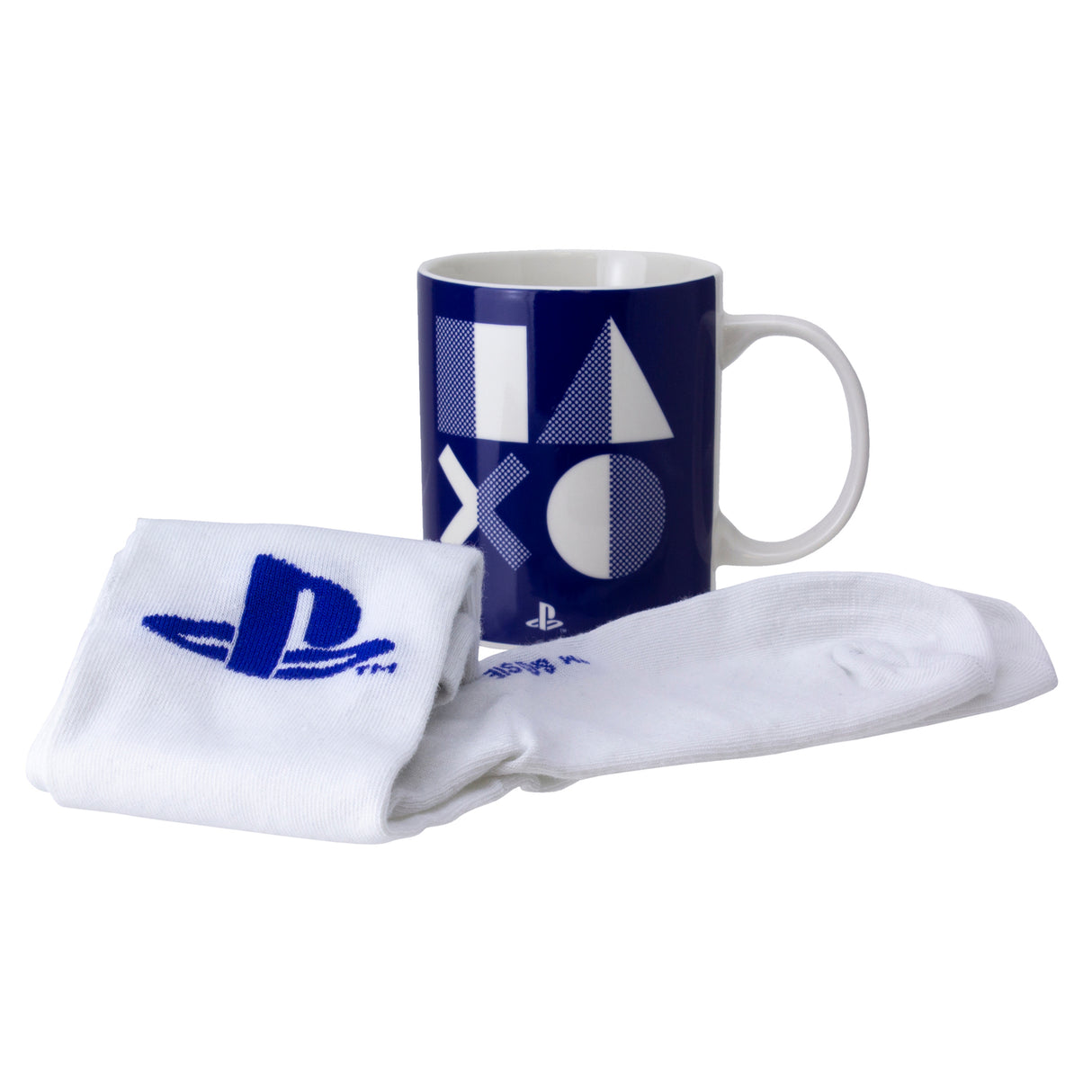 PlayStation Icons Kaffeebecher mit Socken