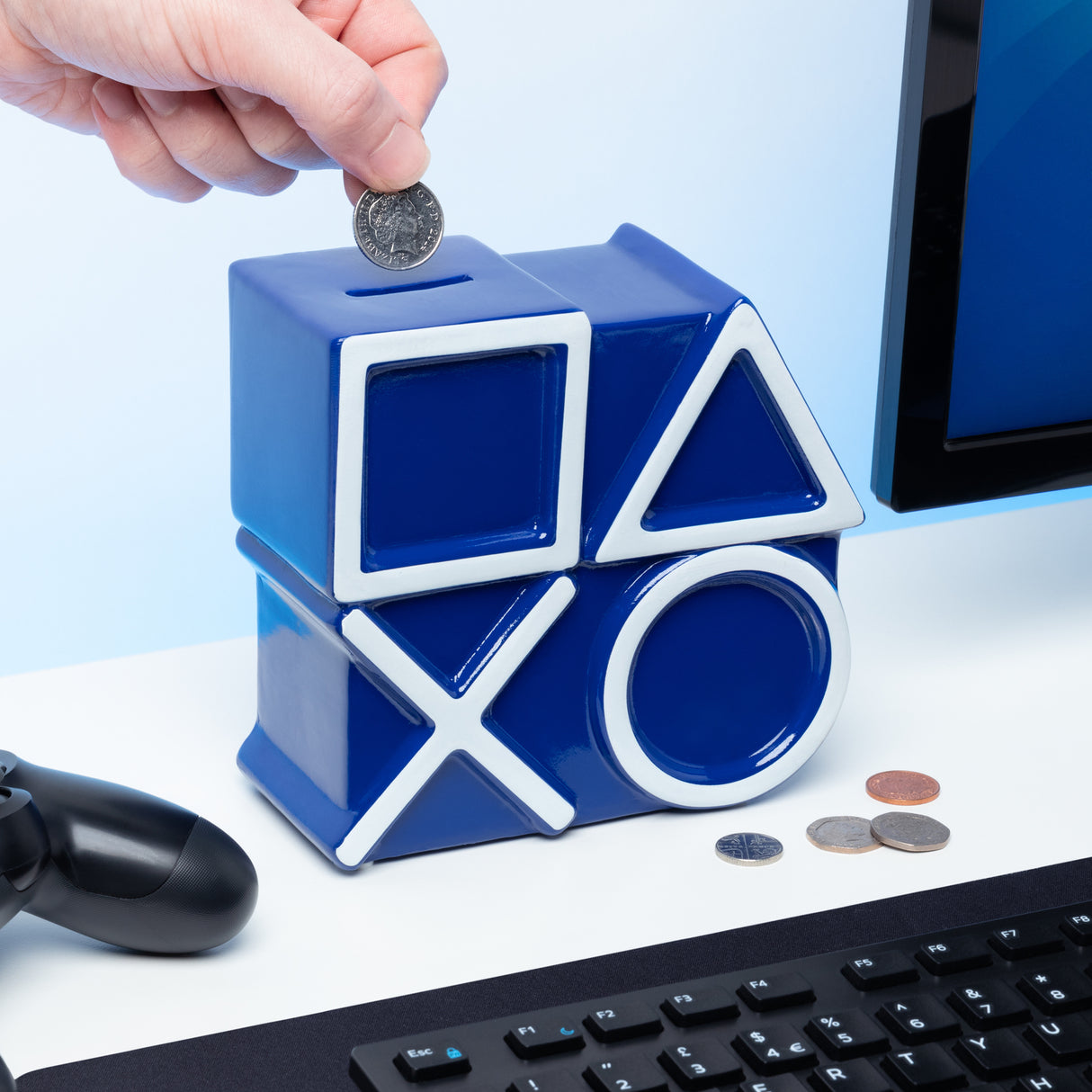 PlayStation Icons Spardose aus Keramik