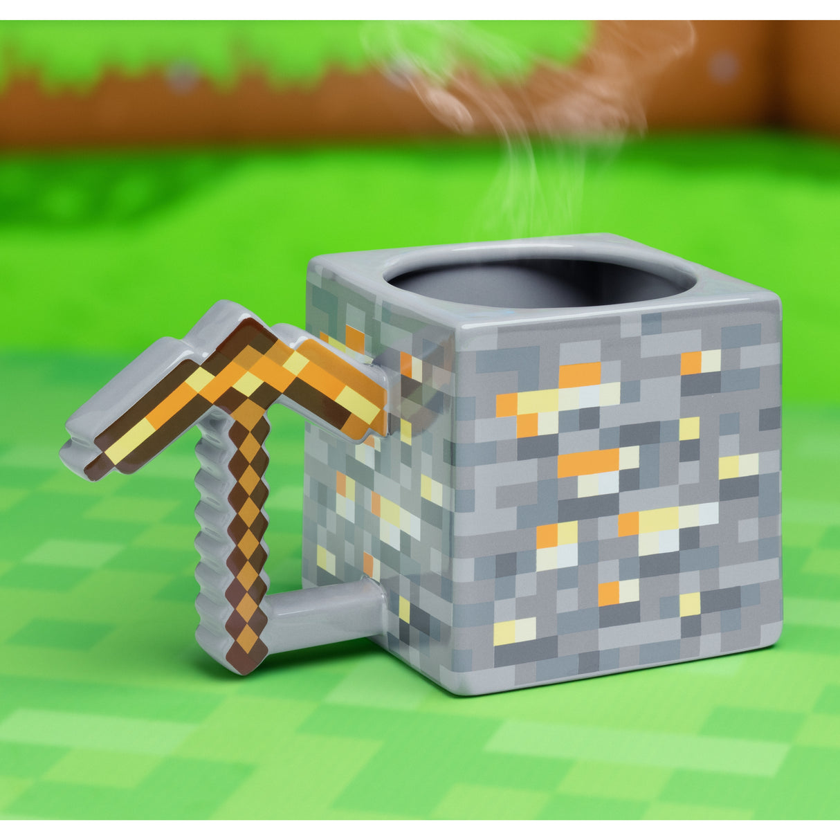 Minecraft Gold Pickaxe Kaffeebecher