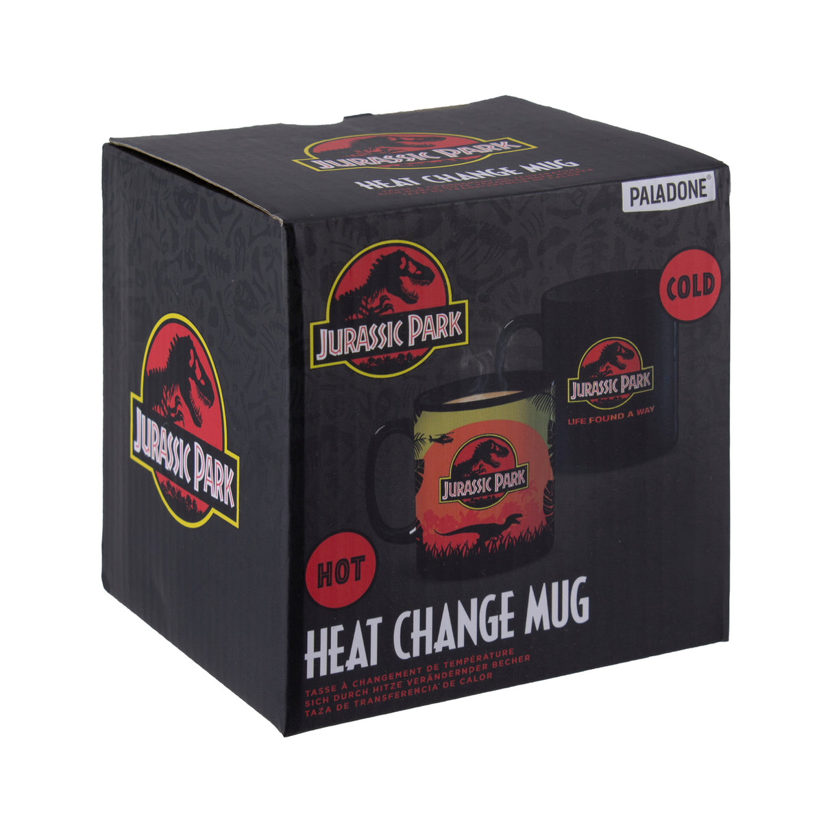 Jurassic Park Logo Kaffeebecher mit Wärmeeffekt