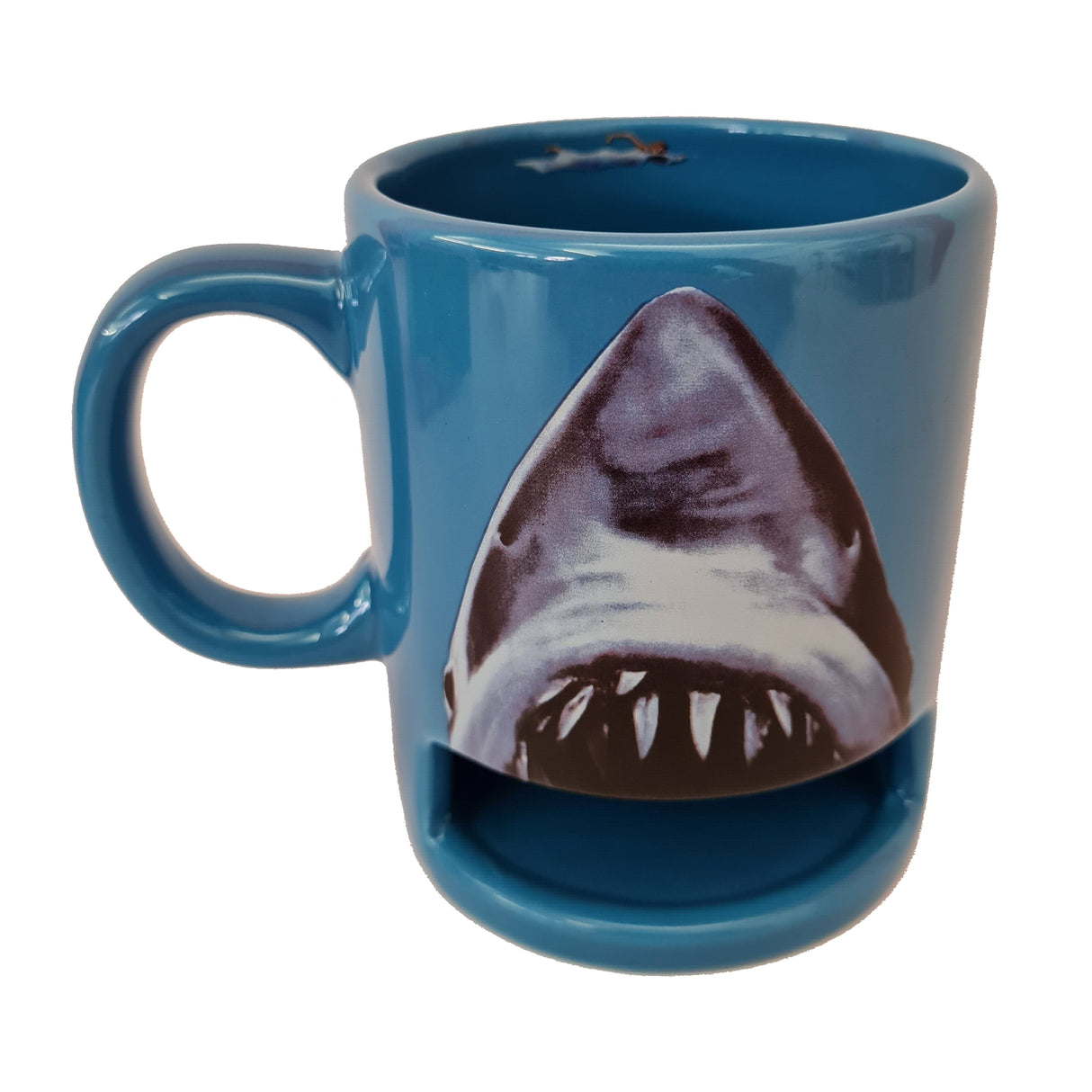Der weiße Hai - Jaws Kaffeebecher mit Keksfach