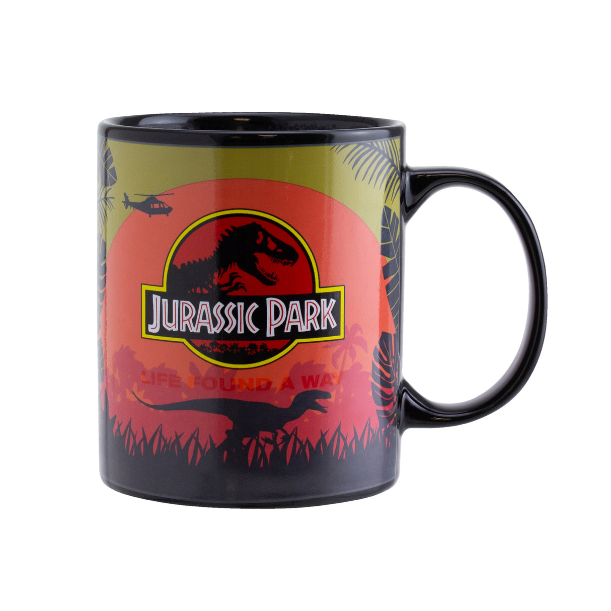 Jurassic Park Logo Kaffeebecher mit Wärmeeffekt