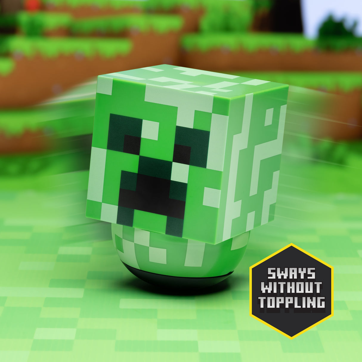 Minecraft Creeper Stehaufmännchen Dekolampe