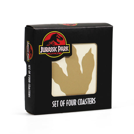 Jurassic Park Untersetzer aus Keramik im 4er Set