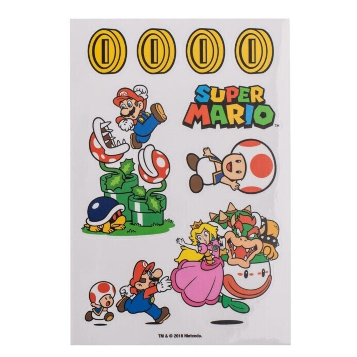 Super Mario Gadget Sticker für Laptop, Smartphone und Tablet im 39er Set