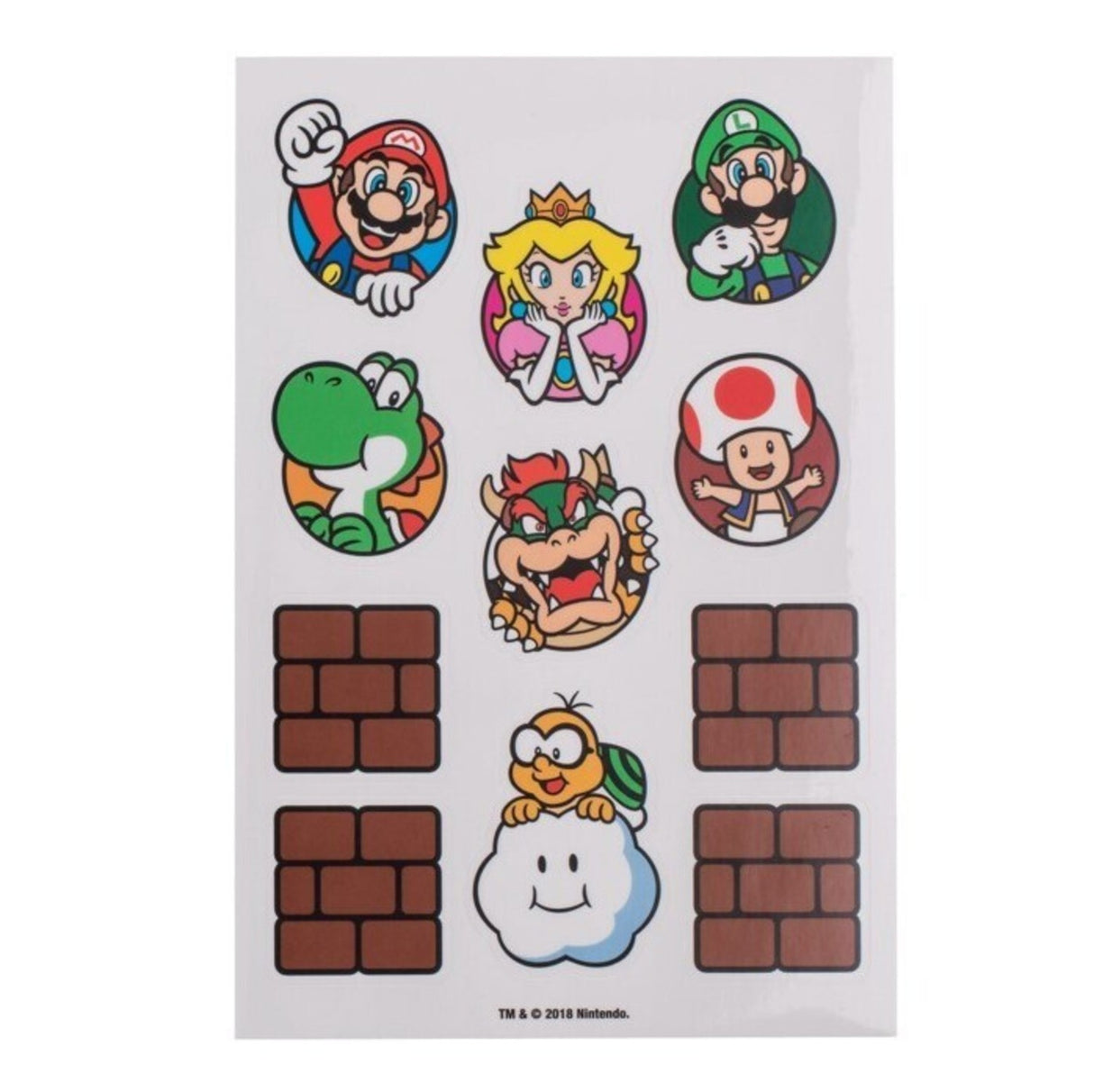 Super Mario Gadget Sticker für Laptop, Smartphone und Tablet im 39er Set