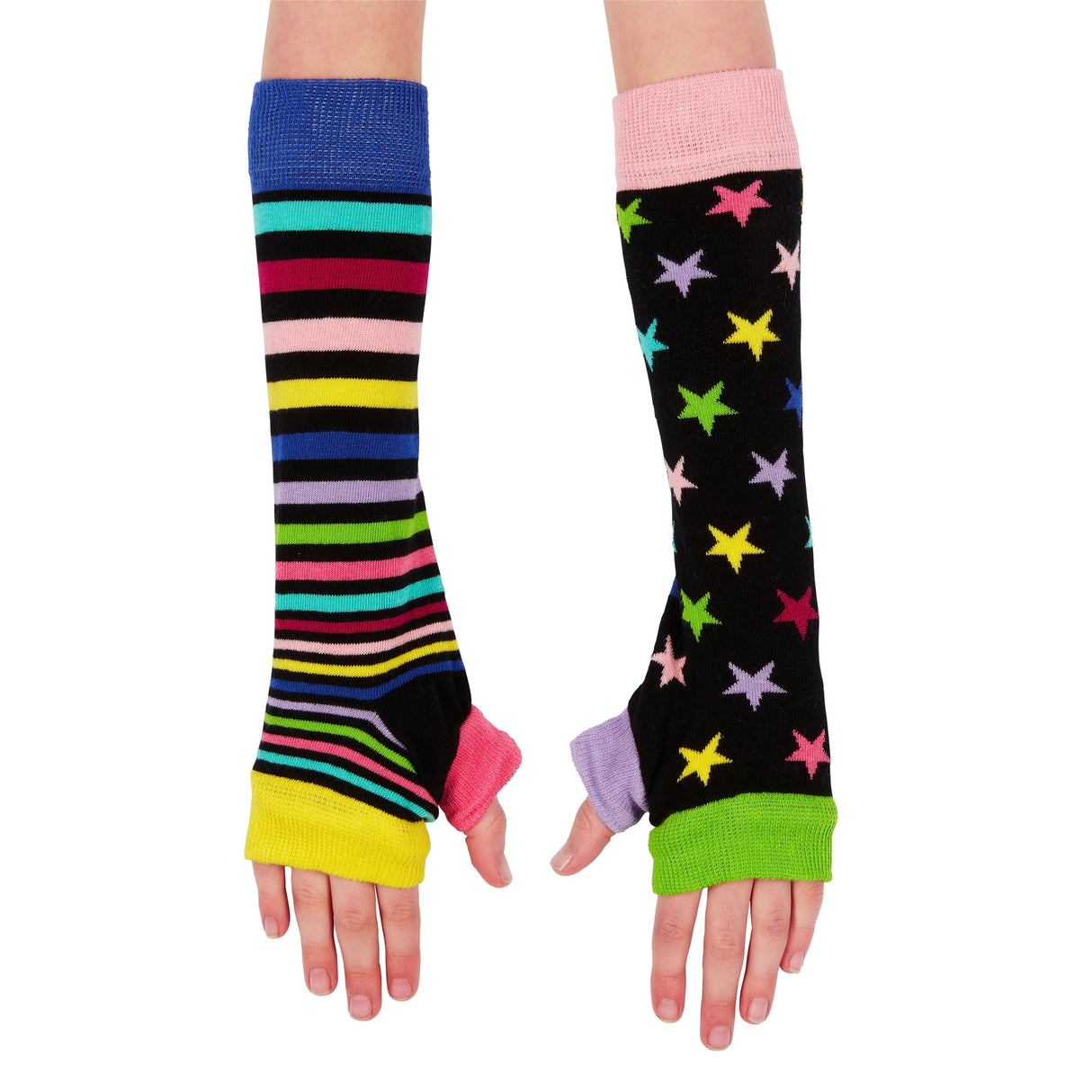 Sterne und Streifen Oddsocks Armstulpen im Paar