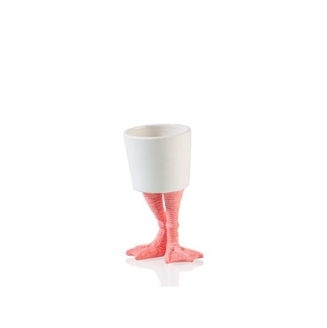 Flamingo Füße Mini Blumentopf aus Porzellan
