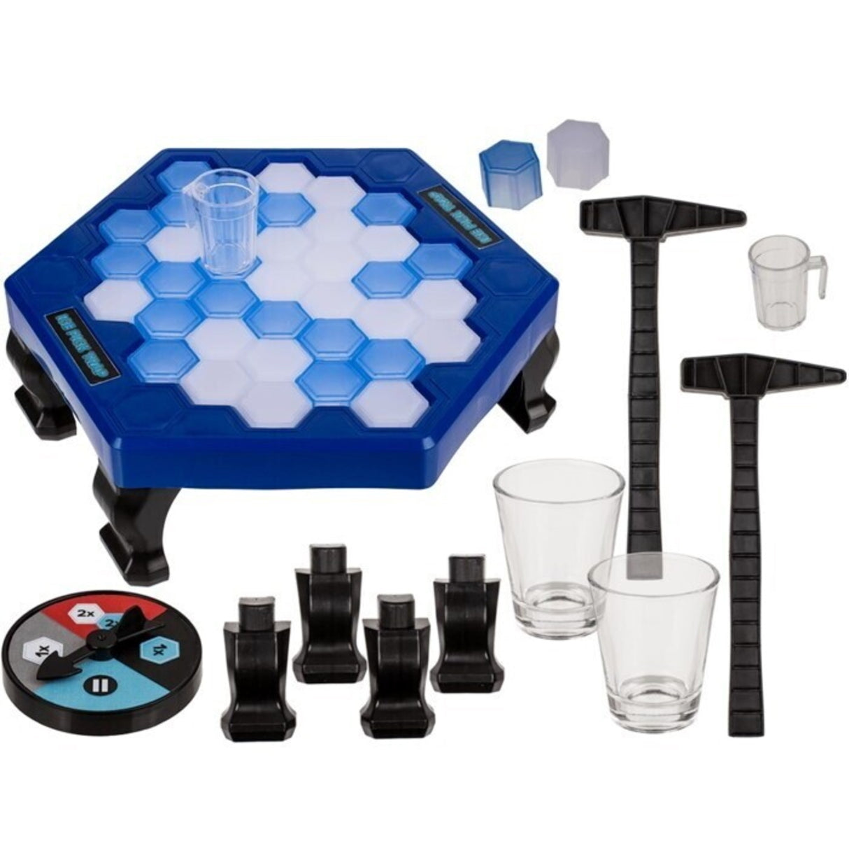Eisscholle Trinkspiel mit Shotgläsern
