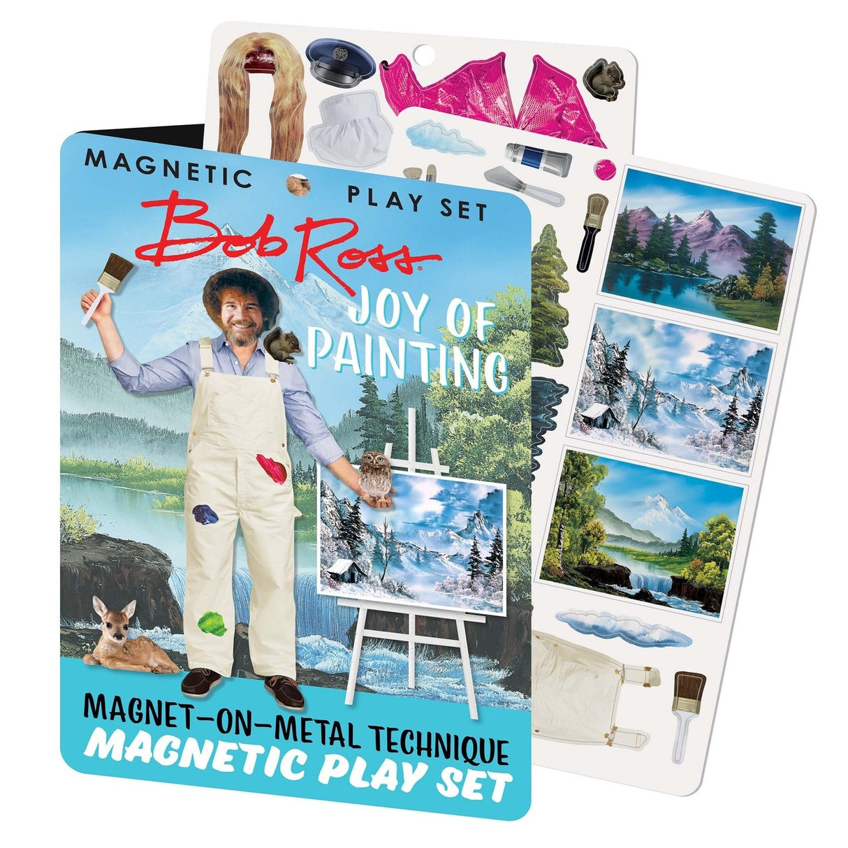 Bob Ross Dress up Kühlschrankmagnete im 44er Set