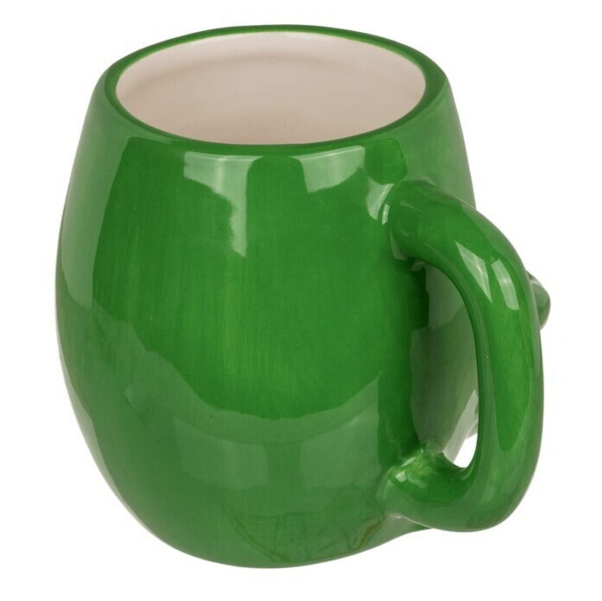 Grünes Monster Kaffeebecher mit Keksfach