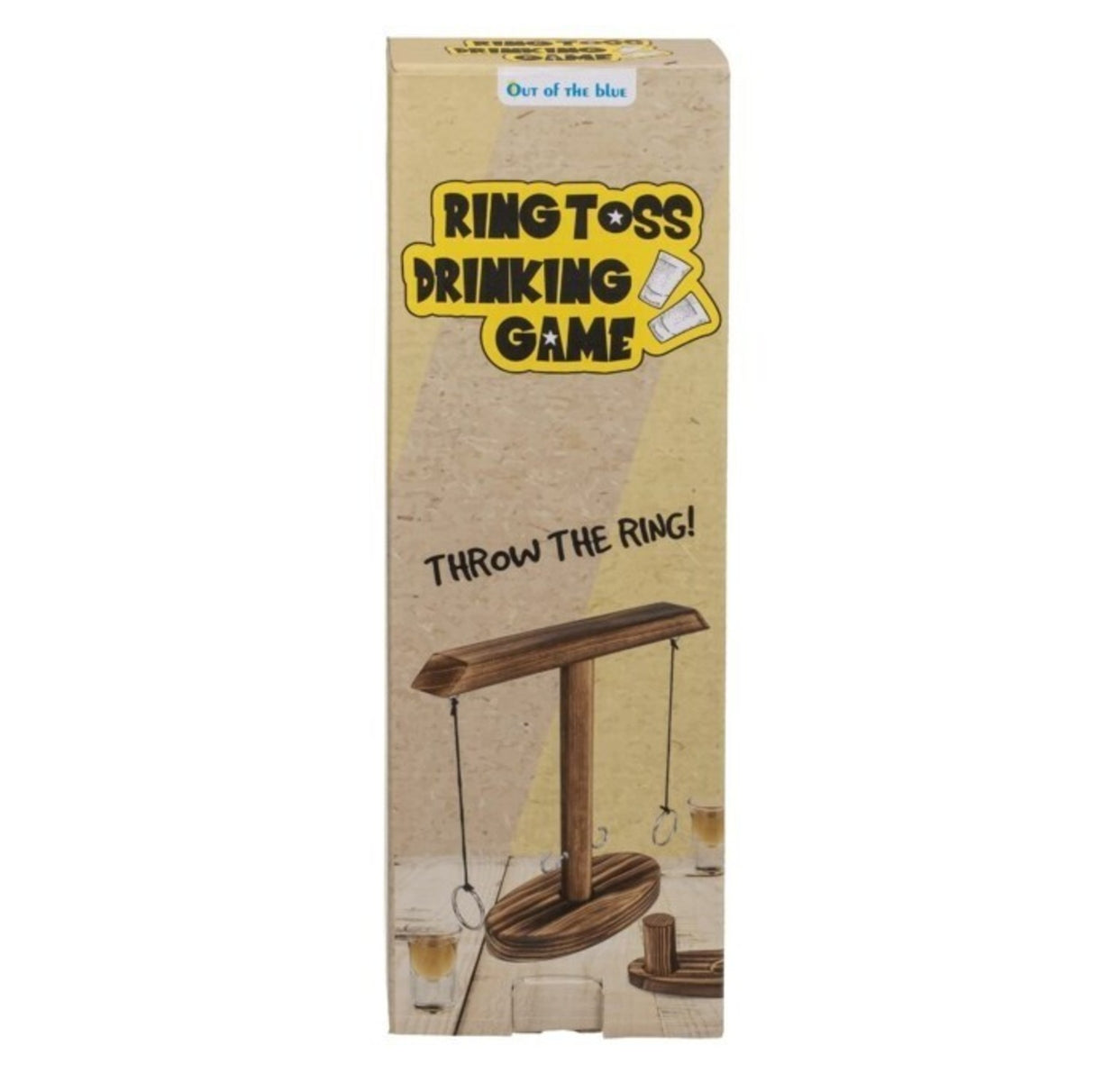 Ring Toss Trinkspiel mit zwei Schnapsgläsern