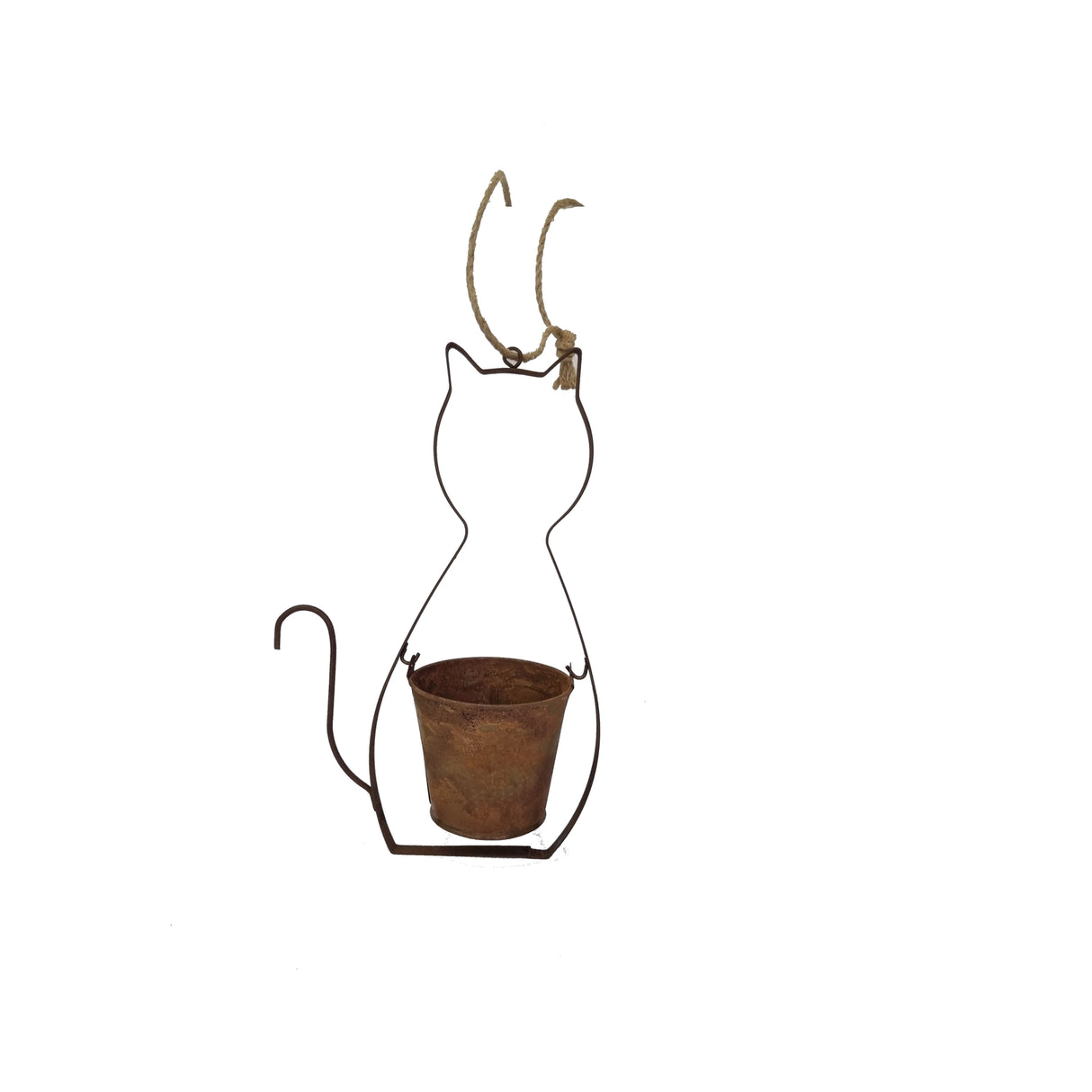 Katze Blumentopf