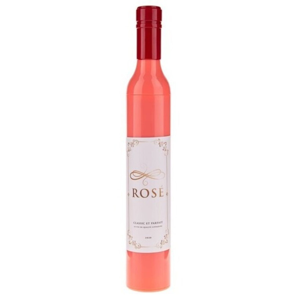 Roséweinflasche Regenschirm