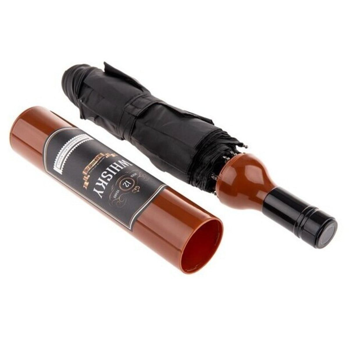 Whiskyflasche Regenschirm