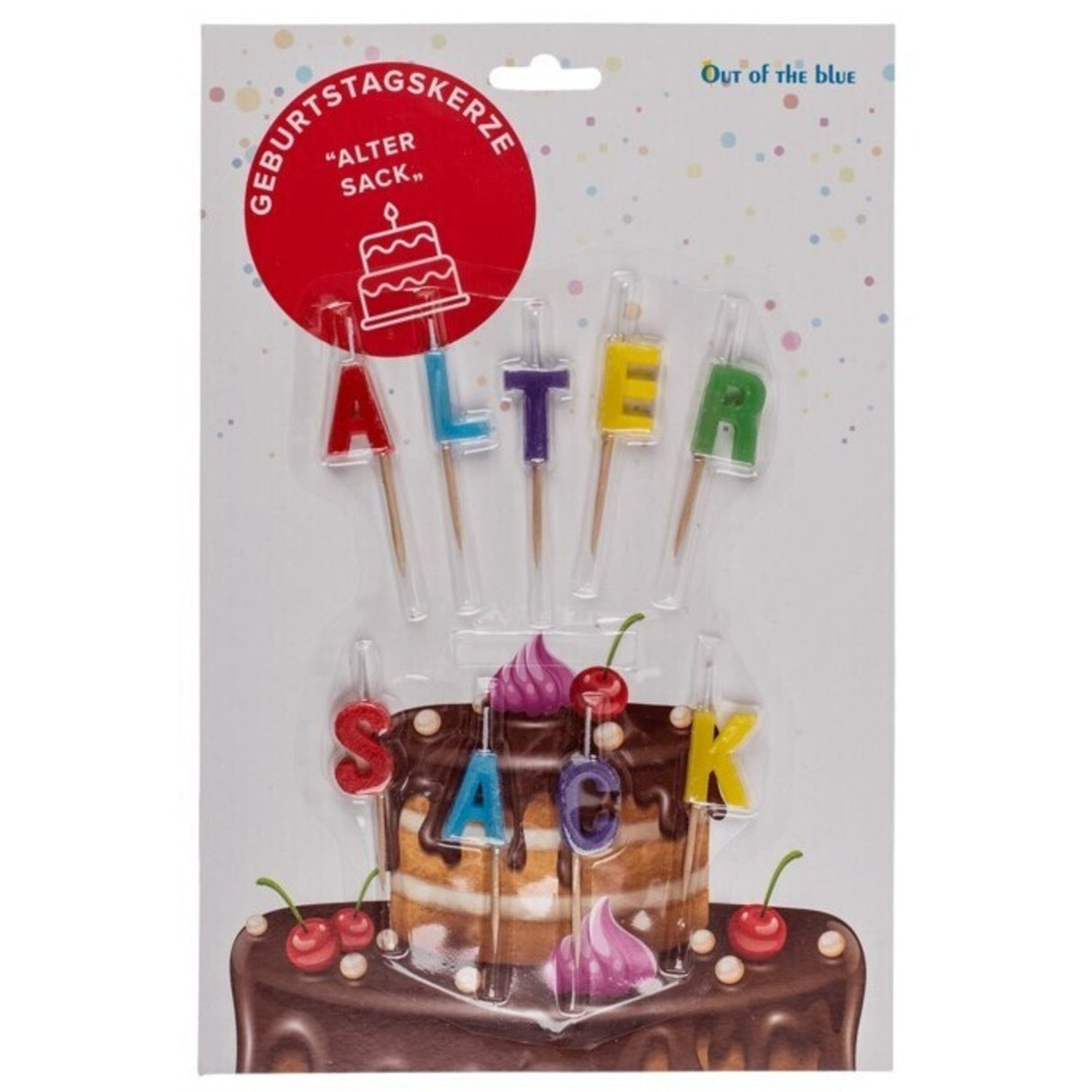Alter Sack Geburtstagskerzen