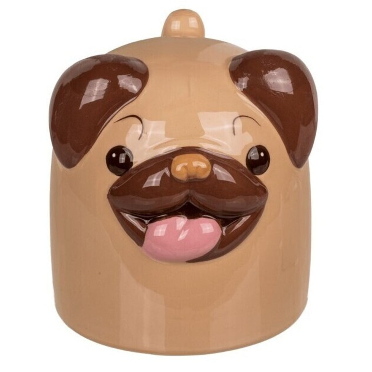Mops Hund Kopfüber Kaffeebecher