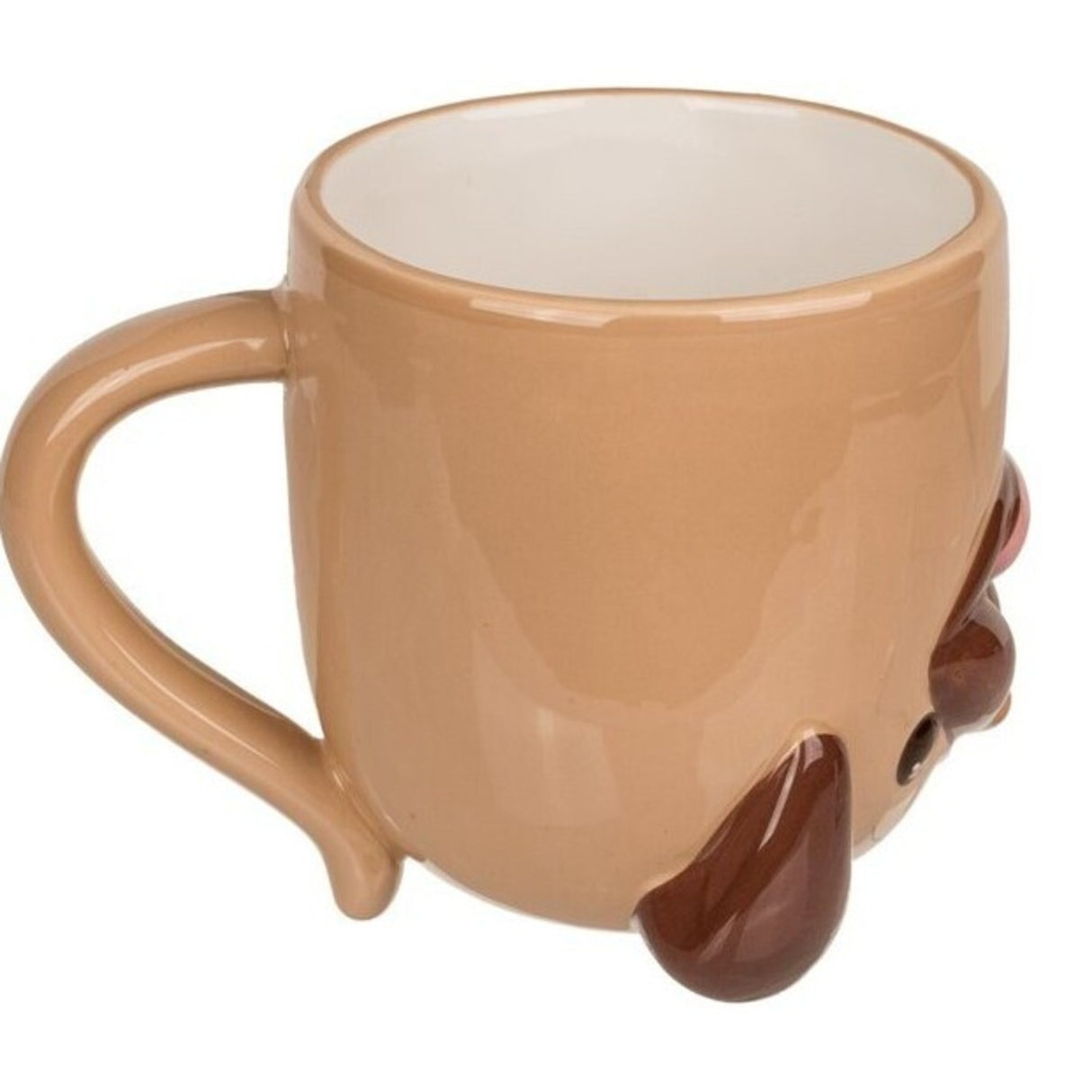 Mops Hund Kopfüber Kaffeebecher