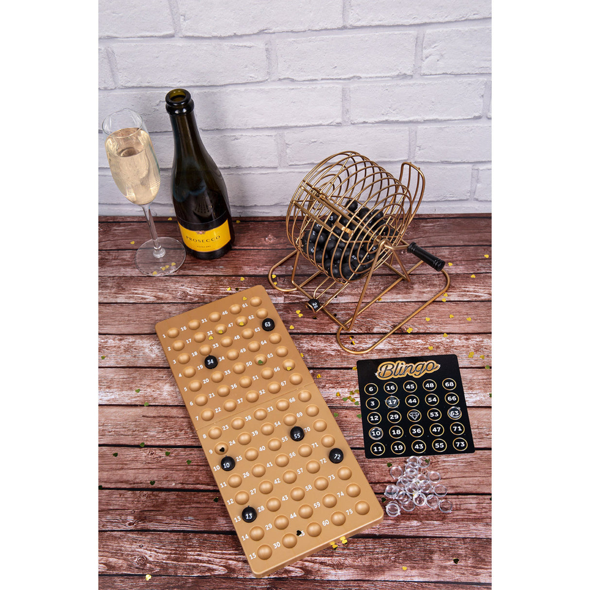 Blingo Gesellschaftsspiel - Bingo für Zuhause